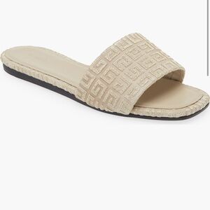 Givenchy Beige Slide Sandals